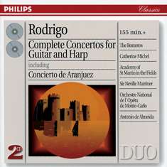 Rodrigo Complete Concertos For Guitar & Harp 2 CD Album Classical 