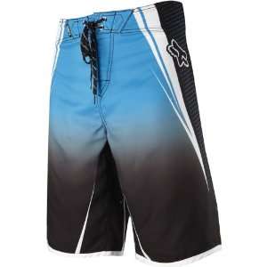 Fox Racing Fader Mens Boardshort Surf Pants   Electric Blue / Size 28