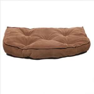  Microfiber Tufted Hearth Dog Bed in Chocolate Pet 