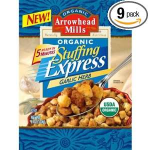 Arrowhead Mills Stuffing Express, Garlic Herb, 6 Ounce Packages (Pack 