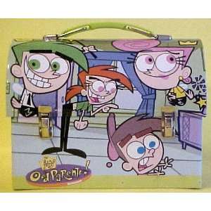  Collectable Fairly Odd Parents Tin Dome Lunch Box Large 
