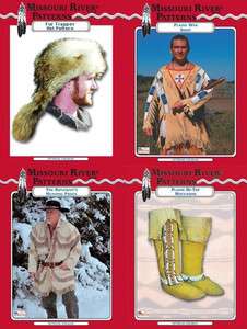   Mens,Boys Clothing, Moccasin & Accessory Pattern,Hunting, Reenactment