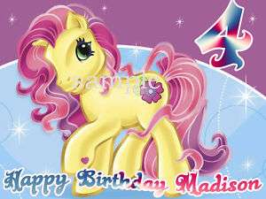 MY LITTLE PONY Custom Edible CAKE Image Icing Topper  