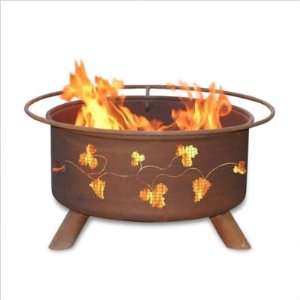  Bundle 74 Grapevines Fire Pit with Cover