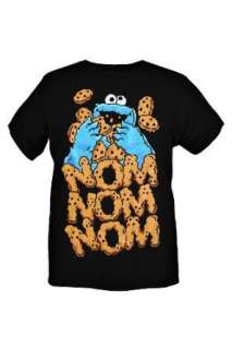  Sesame Street Cookie Monster Nom T Shirt Clothing