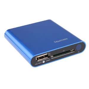   Player (Blue) with Remote Controller for USB Drives and SD/SDHC Flash