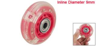 Roller Skating Red Shoes Wheel w Flashing Lighted LED  