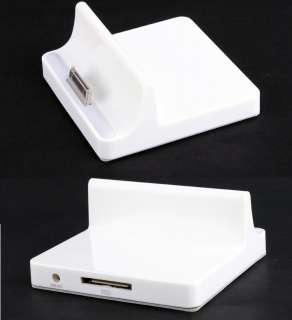 USB Base Dock Power Charger Stand iPad 2 iPhone 4 4G  