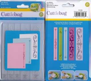 Cuttlebug A2 Embossing Borders   Iron Works   37 1923  