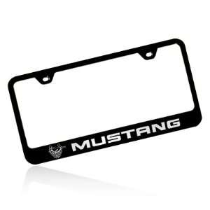  Ford Mustang 45th Anniversary Black License Frame 