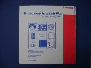 Janome Embroidery Essentials Kit for Memory Craft 10001,10000,9500,300 