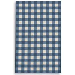   French Check Blue 357 29917 29 Returnable Swatch Area Rug Home