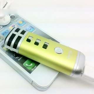 Mini Karaoke Microphone Stereo Player Bundle 3.5mm Audio Jack Laptop 