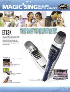 Enter Tech 2010 Magic Sing ET 13K Spanish All In One Karaoke System