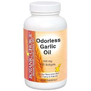  Botanic Choice Odorless Garlic Oil 90 softgels Health 