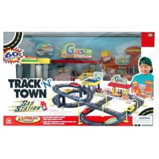  Track N Town Gas Station Playset