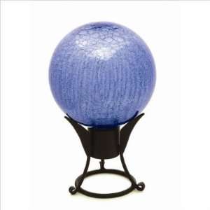  Achla G6 C 6 Gazing Globe in Crackle Blue Lapis Patio 