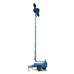 Genie TML4000 Trailer Mounted Light Tower with 4 HID Metal Halide 