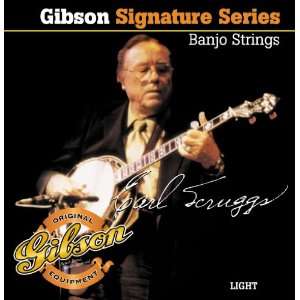  Gibson Earl Scruggs Signature Light Banjo Strings Musical 