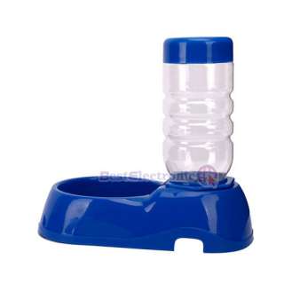 NEW Water Auto Fountain Bottle for Dog Cat Pet Blue  