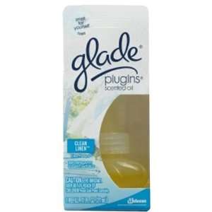 Glade Plugins Scented Oil 1 Ct. Refill Clean Linen 1 ct. (Quantity of 