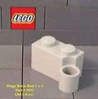 LEGO Hinge Brick Base 1 x 4 (#3831) Old LtGrey x 4*