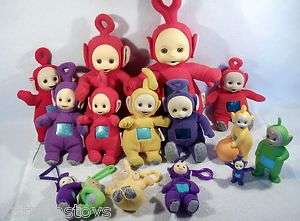 Large lot of Teletubbies plush toys dolls Po La Dipsy A  