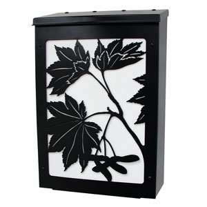  Blink Shadowbox Maple Leaf Vertical Wall Mount Mailbox in 