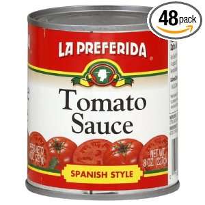   Tomato Sauce, 8 Ounce (Pack of 48)  Grocery & Gourmet Food