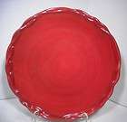 Tracy Porter Octavia Hill Collection Red Dinner Plate 11 EUC