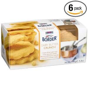 Borders Dairy Butter Cookies, 5.3 Ounce Units (Pack of 6)  
