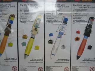 Star Wars Lego Pens Set of 4 YODA DARTH VADER Asia MIP  