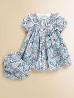 Ralph Lauren   Infants Crinkle Dress & Bloomers Set