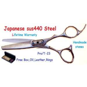  Made In Japan Hairdressing Thinner   Handmade Stones 5.5 