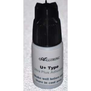  Eyelash Extensions Super Ultra Plus U+ Type Glue Strong Bond 