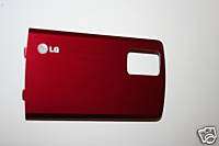 OEM LG AT&T Shine CU720 Back Battery Cover Door RED  