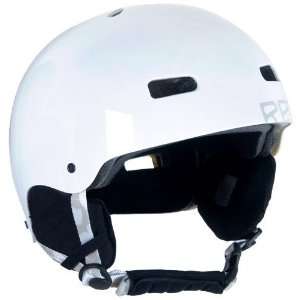  Red Trace Snowboard Helmet White