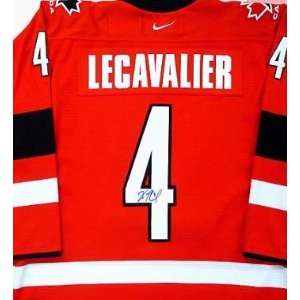 Vincent Lecavalier Autographed Hockey Jersey (Team Canada)  