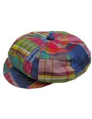 New York Hat and Cap Patchwork Madras Spitfire Apple Cap