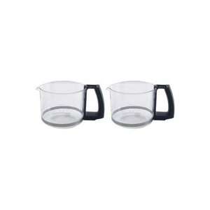  Krups 047 42 2PK ProCafe 5 Cup Glass Carafe, Black Handle 