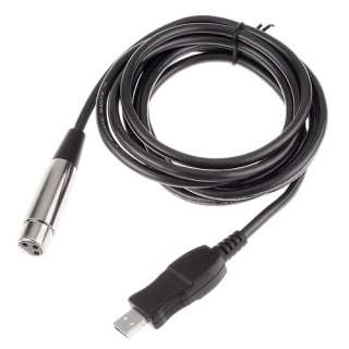Microphone USB MIC Link Cable USB Male to XLR Female 3M  