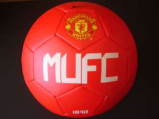 Nike Manchester United Soccer Ball Red/White Size 5  