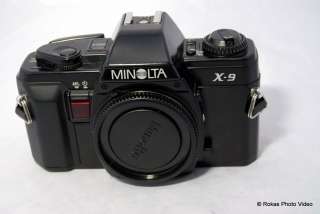Minolta X 9 Camera body only 35mm film SLR manual focus  