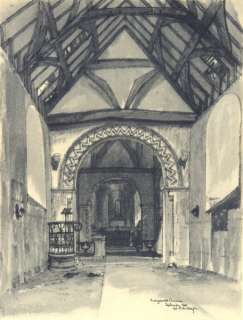 MONGEWELL Oxfordshire St John Baptists E End, 1948  