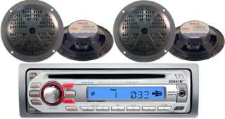 NEW SONY CDX M10 MARINE CD  RADIO STEREO 4 SPEAKERS  