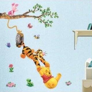 Home Decor Mural Art Wall Paper Stickers   Pooh&Game DWDS 001