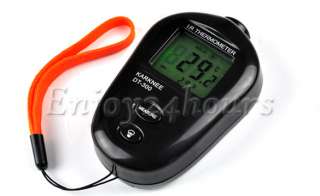 Mini Digital Non Contact IR Infrared LCD Thermometer DT 300 Black