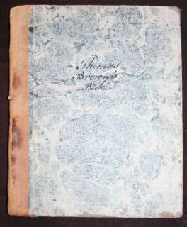 Hand written book on mathematics written from September 18th 1807 