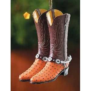  Cowgirl Boots Christmas Ornament
