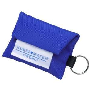 CPR Shield Keychain   NurseMates Blue Health & Personal 